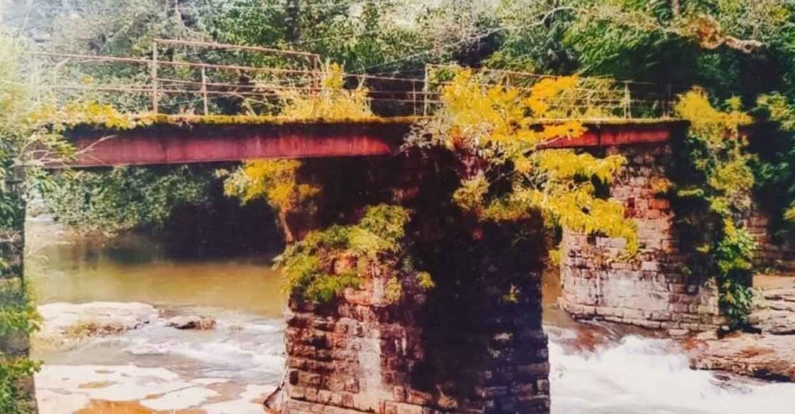 A bridge built by the British on the old Munnar-Aluva road. Photo: Court exhibit