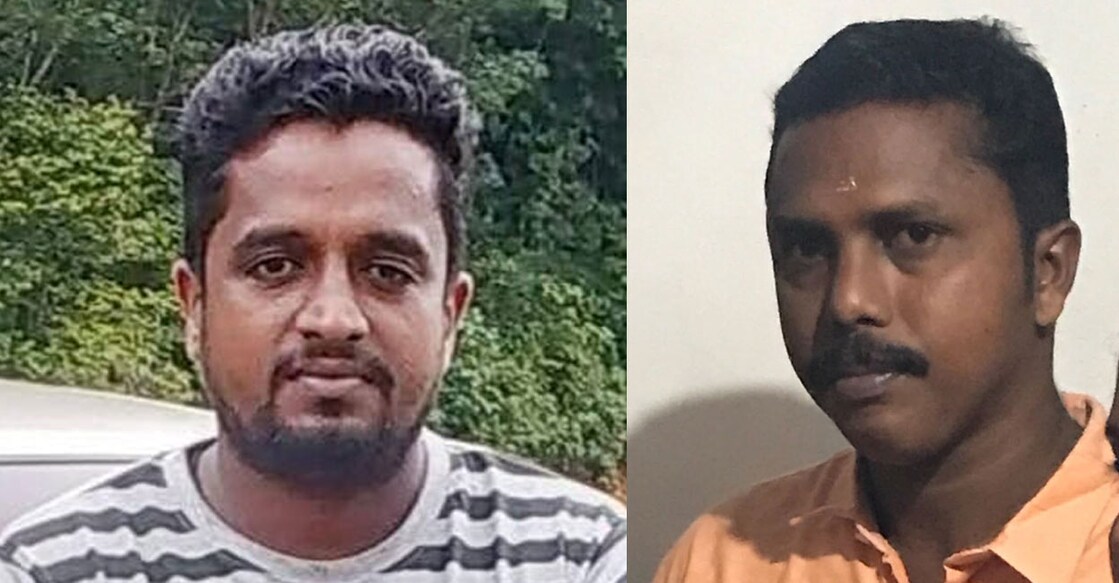 Dhanesh (L) and Shyamsundar. Photo: Manorama Online