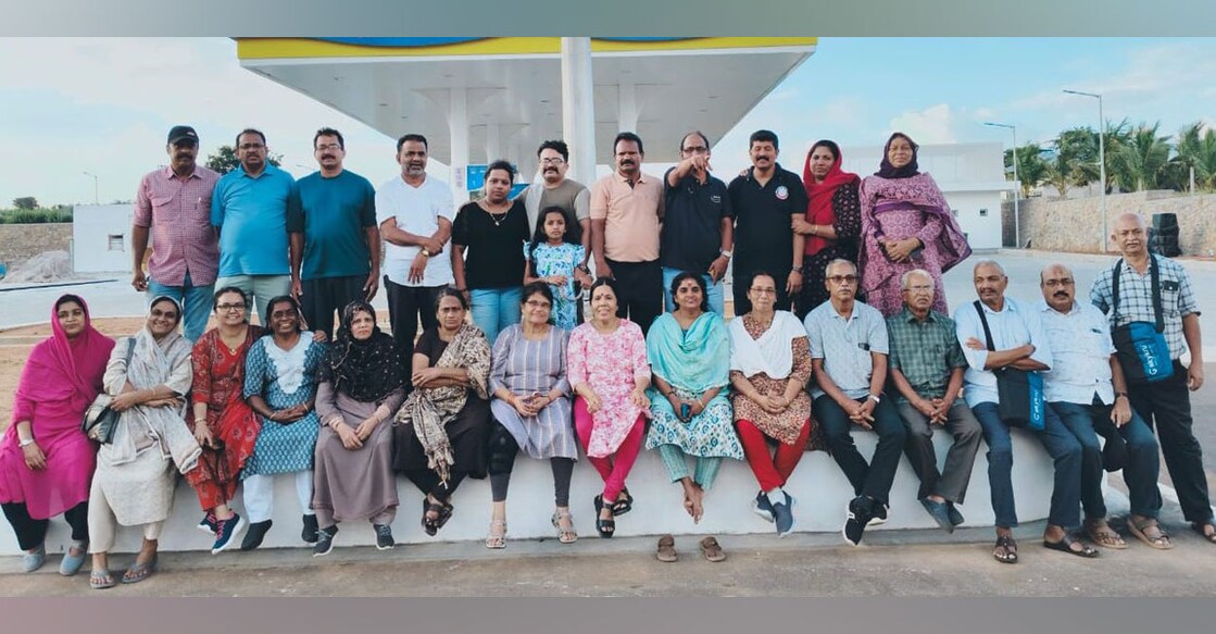 The 40-member group from Kerala. Photo: Special Arrangement