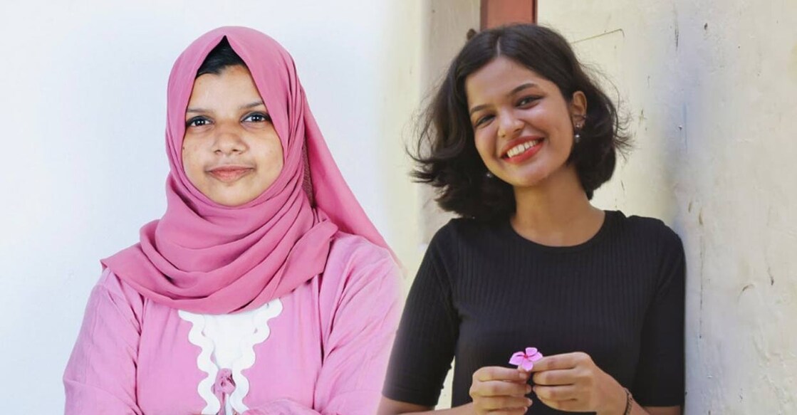 Shaheena Mol and Diya Binu Pulickakandam. Photo: Special Arrangement. 