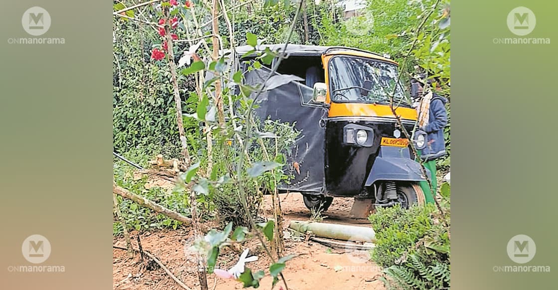 The Auto Rickshaw that reached Edamalakkudy. Photo: Manorama