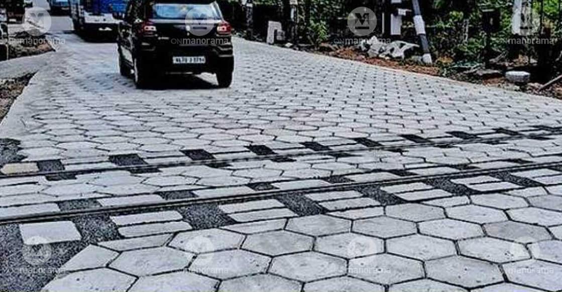 The track section of the renovated Yakkara Railway Gate Road. Photo: Special arrangement