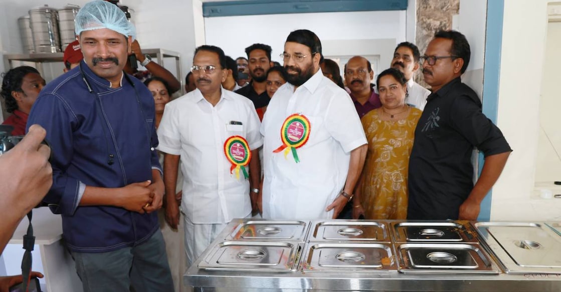 Minister Vasavan visits Kudumbashree premium cafe-restaurant in Vagamon. Photo: Special Arrangement