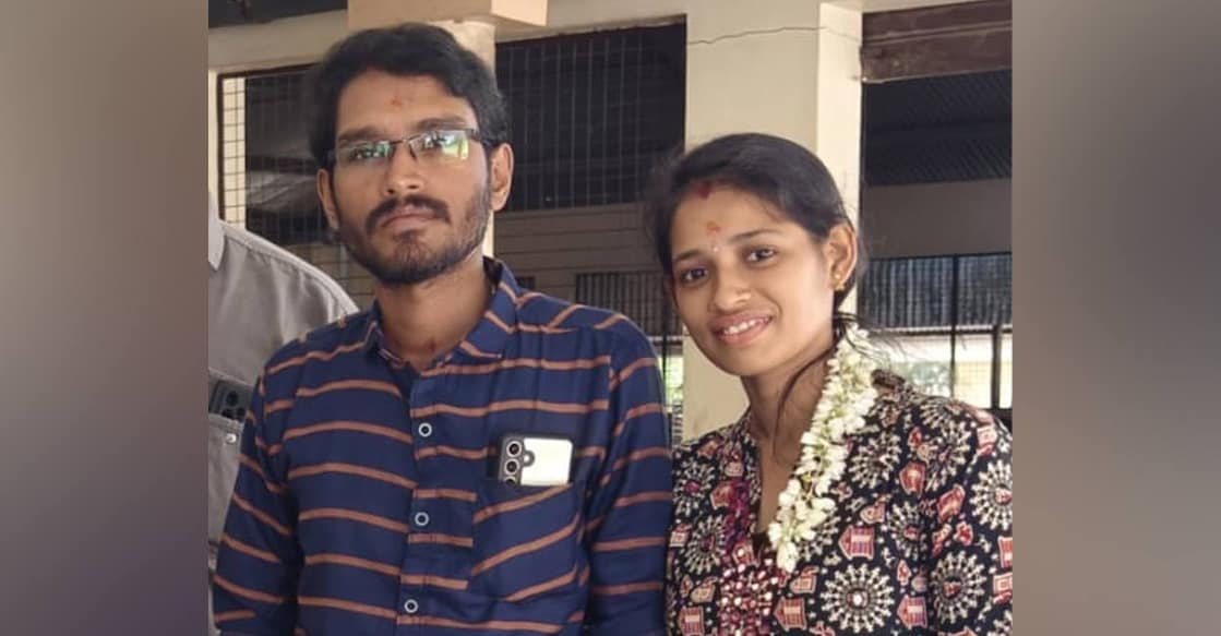 Sreekanth and Amala. Photo: Special Arrangement. 