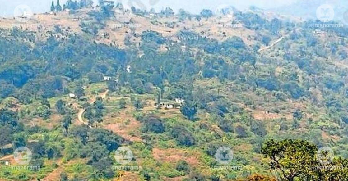 Abandoned plots and partially built houses allotted free to tribal families in Marayoor. Photo: Manorama.