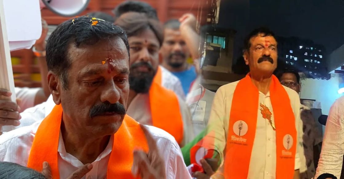 Jagdish Makkunny Thaivalapil during his campaign activities in Dharavi. Photos: tmjagdishdharavi/ Instagram. 
