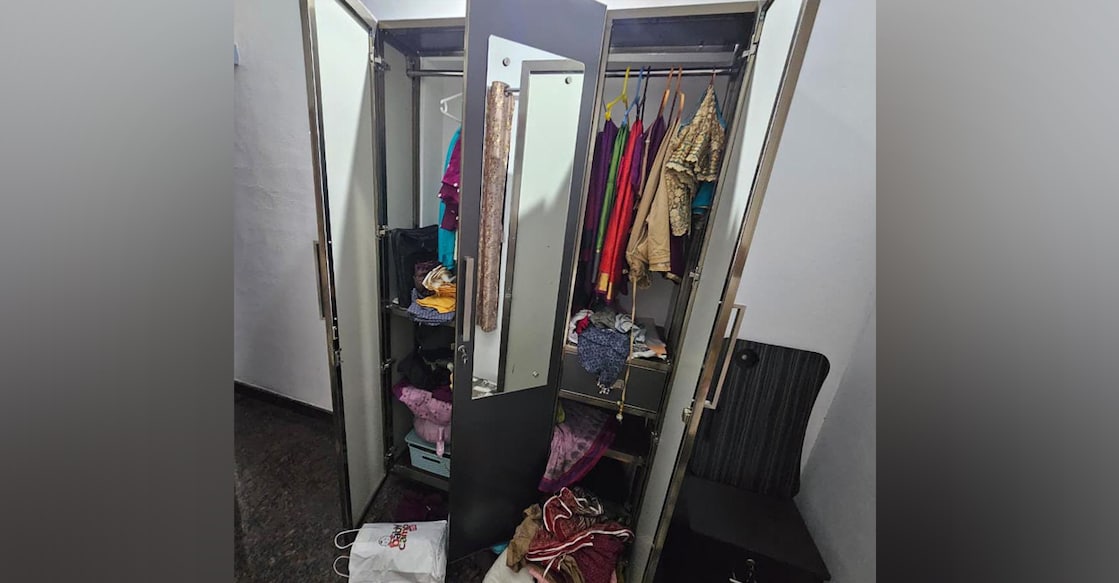 Thieves ransacked the cupboard in the house. Photo: Special arrangement
