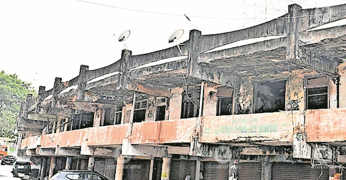 Kannur Municipal Jawahar Stadium building. Photo: Manorama