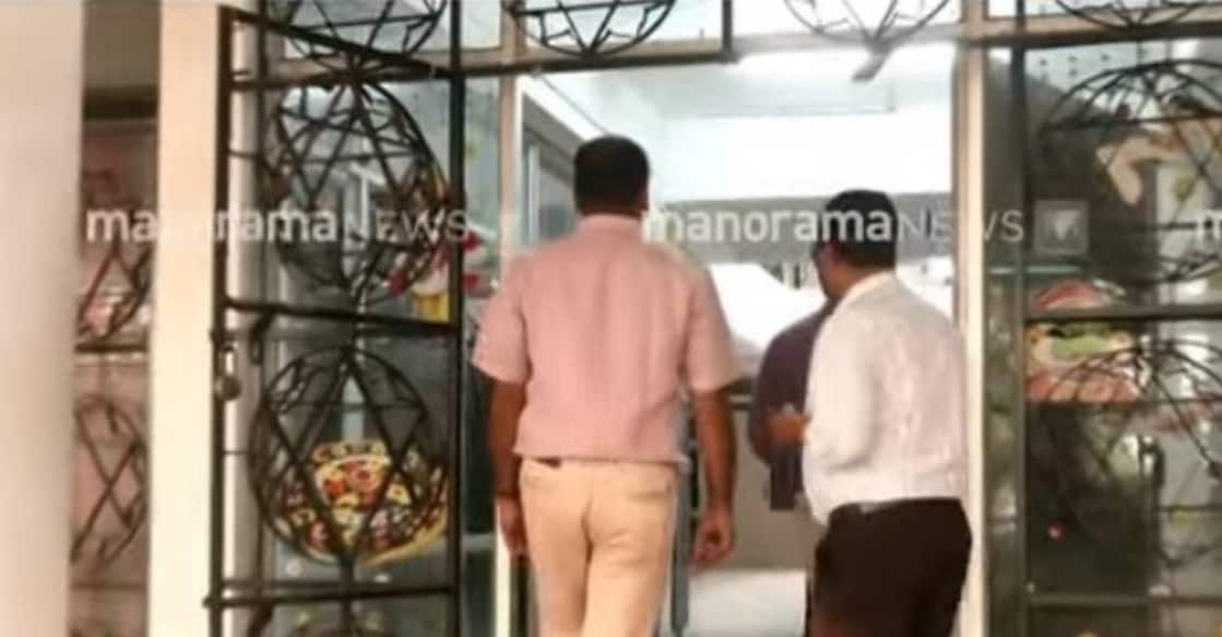 ED officials at TDB hedquarters. Photo: Screengrab/Manorama News