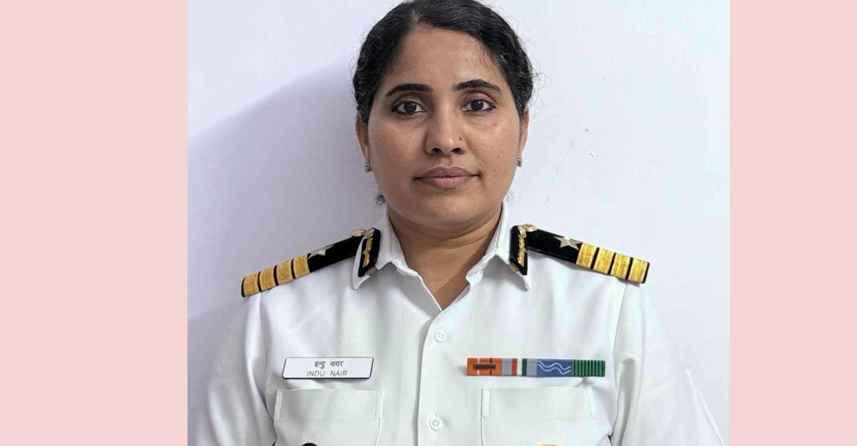 Comdt Indu P is the Regional Law Officer at the Indian Coast Guard's Eastern Regional Headquarters.Indian Coast Guard officer, Tatrakshak Medal award, Comdt Indu P, maritime law enforcement, VBSS operations Coast Guard, Coast Guard legal officer, legal scrutiny shipping bills, maritime governance India, Indian Coast Guard achievements, exoneration Coast Guard personnel, Indian Coast Guard legal framework, Coast Guard court cases, coastal security, maritime security, Indian Coast Guard