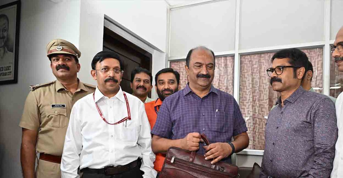 Kerala Finance Minister KN Balagopal ahead of Kerala Budget on January 29, 2026. Photo: Manorama