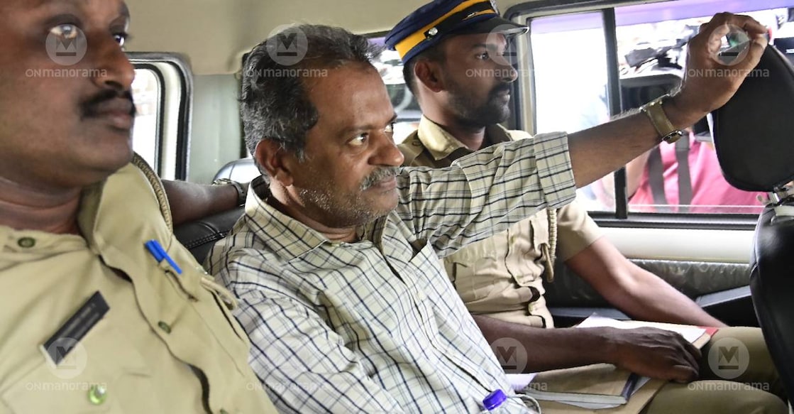 S Sreekumar, former administrative officer of Travancore Devaswom Board arrested in Sabarimala gold scam case. Photo: Manorama Archives