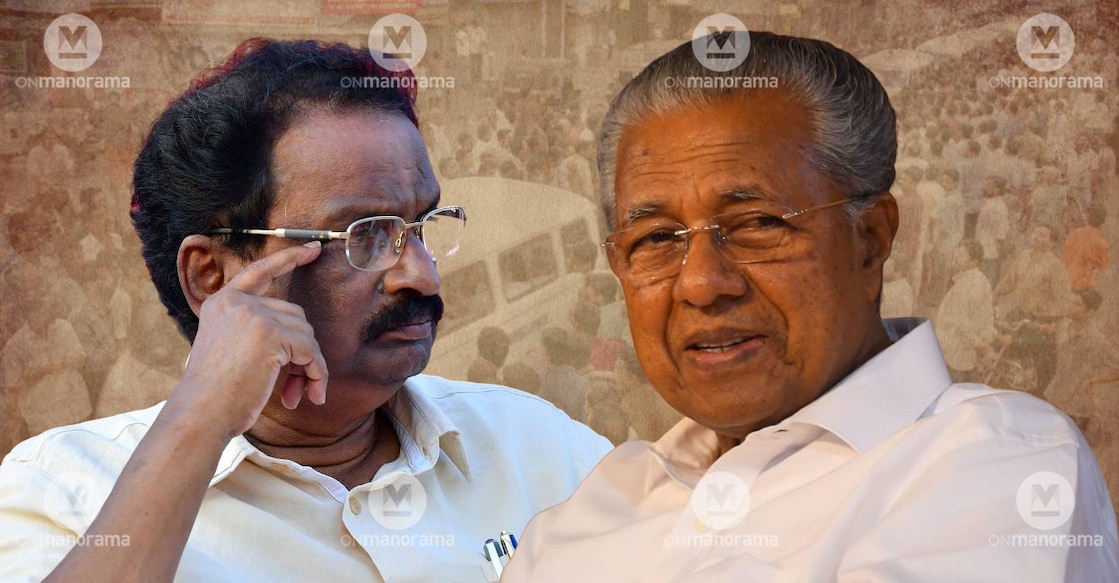 A K Balan and Pinarayi Vijayan. File Photos: Manorama. 