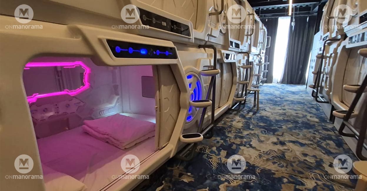 Japanese-style sleeping pods in Kochi enthuse transit travellers