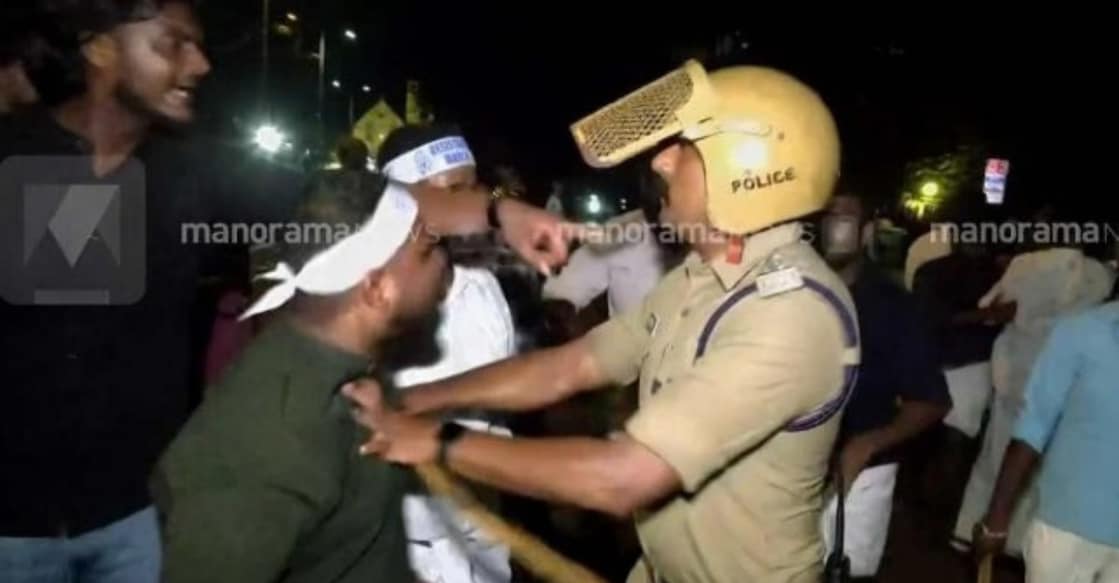DP picture - police-party-workers-clash