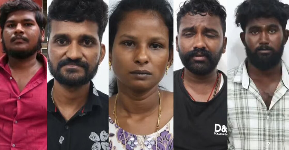 From left: Raghupati, Palraj, Devi, Thomas and Sankar. Photo: Special arrangement