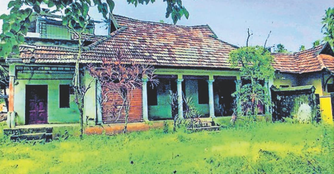 Uma Mandiram (Koodathil Tharavadu) in Kalady, Karamana, Thiruvananthapuram, where the deceased Jayamadhavan Nair lived. Photo: Malayala Manorama