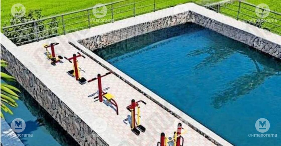 Design of the public pond to be constructed in East Villur. Photo: Special arrangement