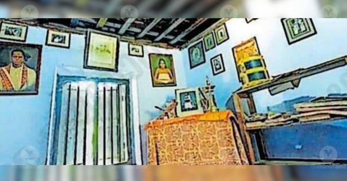 The Bharatamuri chamber of the Eastern Palace in Kottakkal.