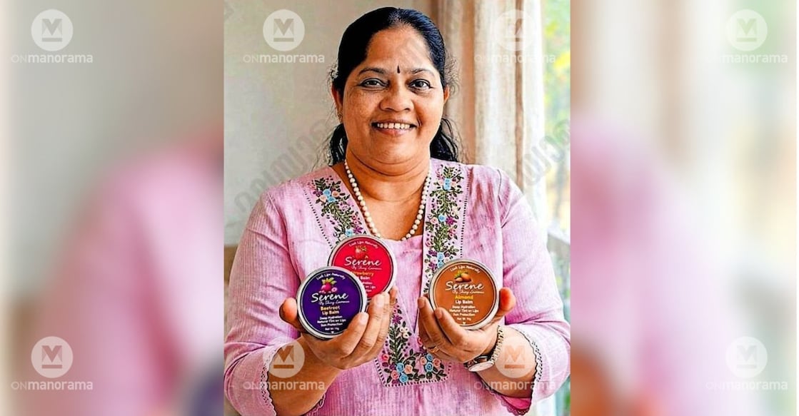 Shiny Lawrence with her Serene lip balm