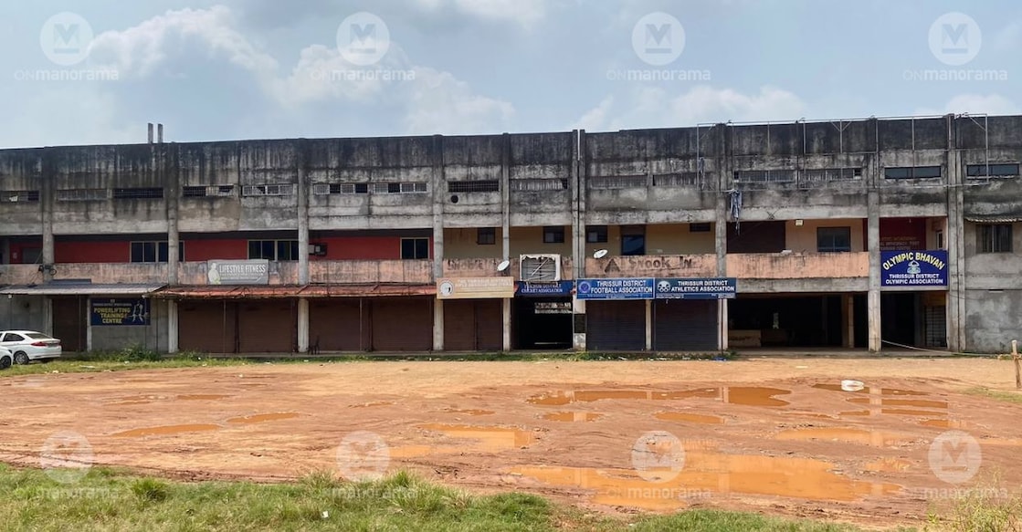 The building housing the Thrissur aquatic complex. Photo: Onmanorama