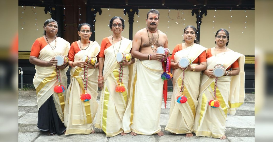 Kumari, Vijayalakshmi, Sathi Devi, Arun Kumar, Leena and Sudha. Photo: Special arrangement