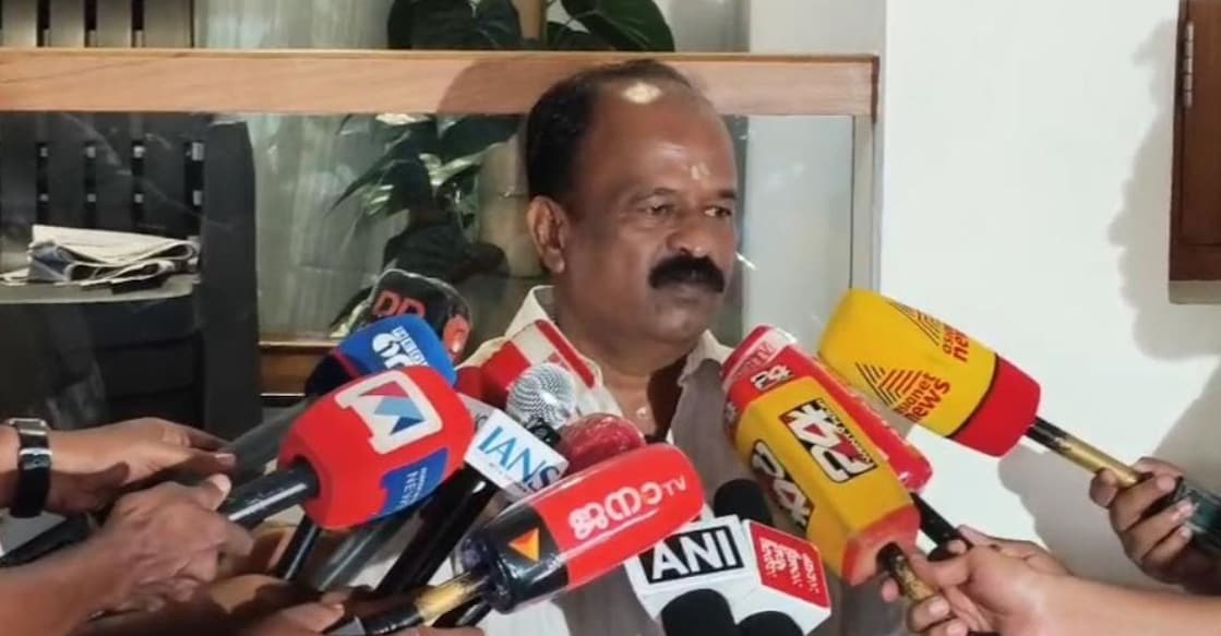 Thiruvambady Devaswom secretary K Girish Kumar. Photo: Special arrangement