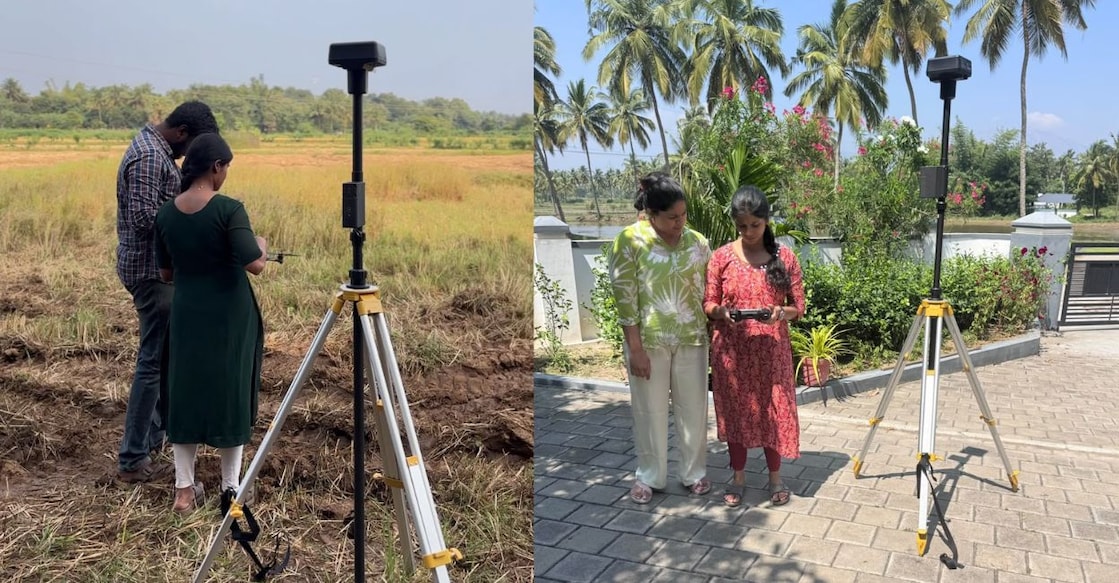 Farm monitoring devices installed in paddy fields in Elappully Panchayat, Palakkad. Photo: Special Arrangement