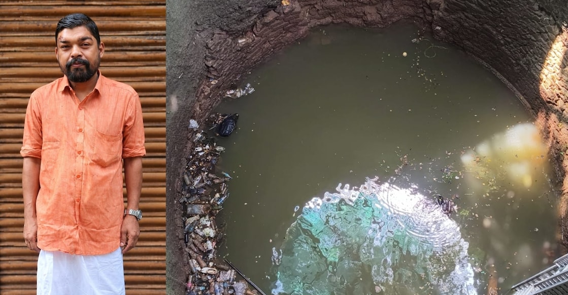 Babu and the well he fell into. Photo: Special arrangement