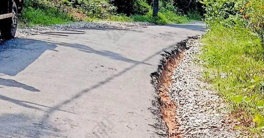 Valiya Thannimoodu Kudavanad – Perayam Road. Photo: Special Arrangement 