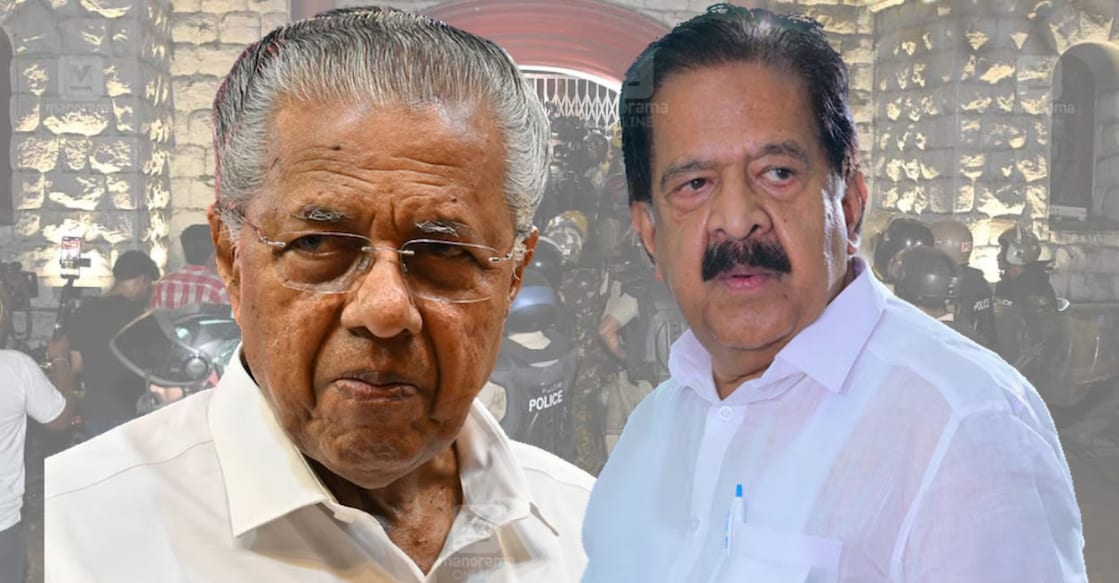 DP picture - pinarayi-chennithala