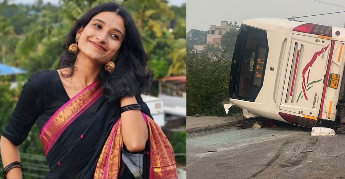 Josna Gorge and the bus which was involved in the accident. Photo: Manorama Online/Special arrangement