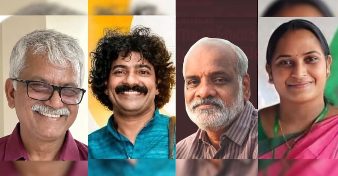 Shyam Sundar, Njaralath Harigovindan, Jayanthi Rajan, P Surendran. Photo: Special arrangement