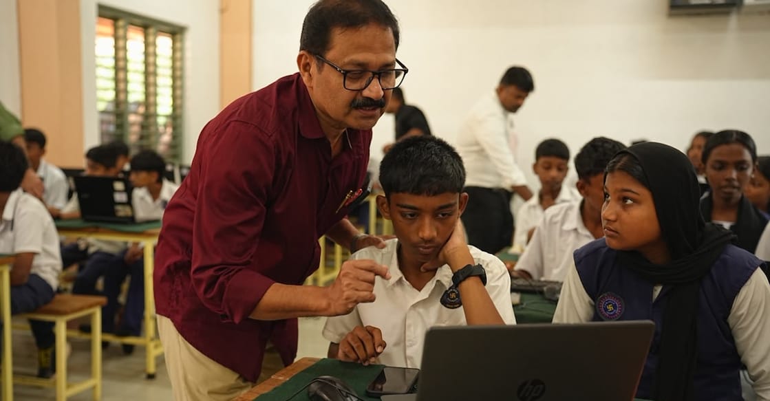The psychometric tests held at SKMJ High School, Kalpetta. Photo: Special arrangement