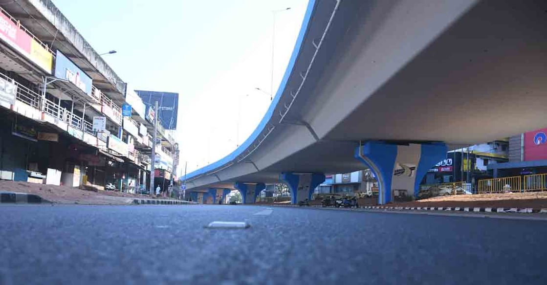 Empty road during bandh in Kerala. Photo: Special arrangement