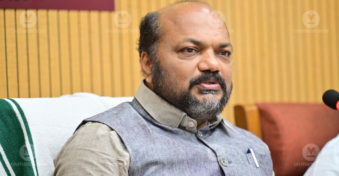 Law Minister P Rajeev. Photo: Manorama Archives