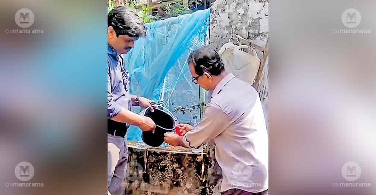 Bluish Well Water in Karadi Thottakkara: Health Authorities Investigate Unusual Discolouration