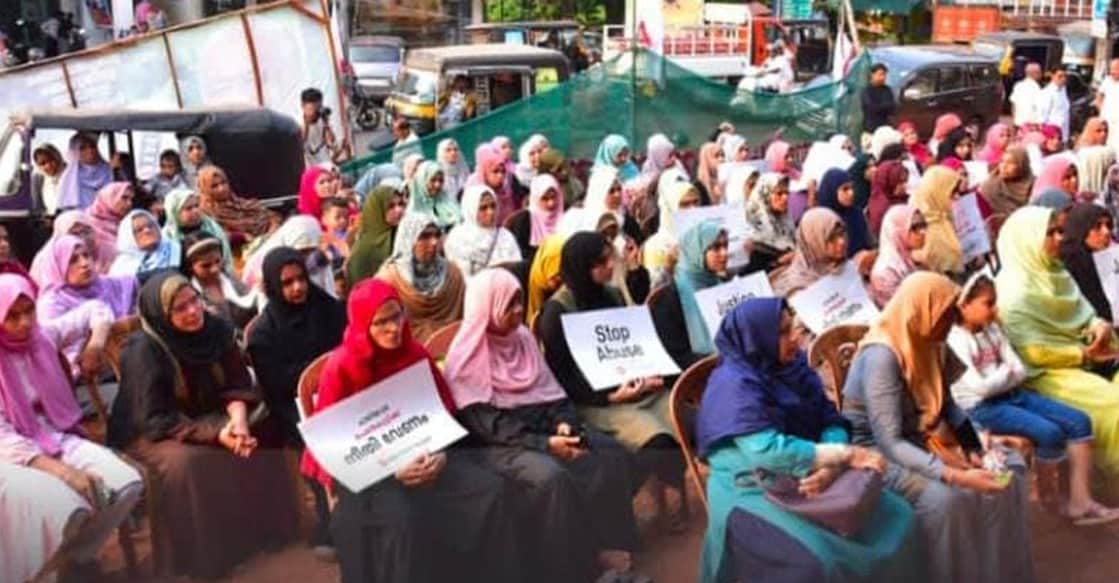 A protest seeking justice for the teenage girl. File Photo: Special Arrangement