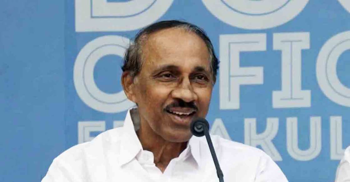 K Babu. Photo: Screengrab/Manorama