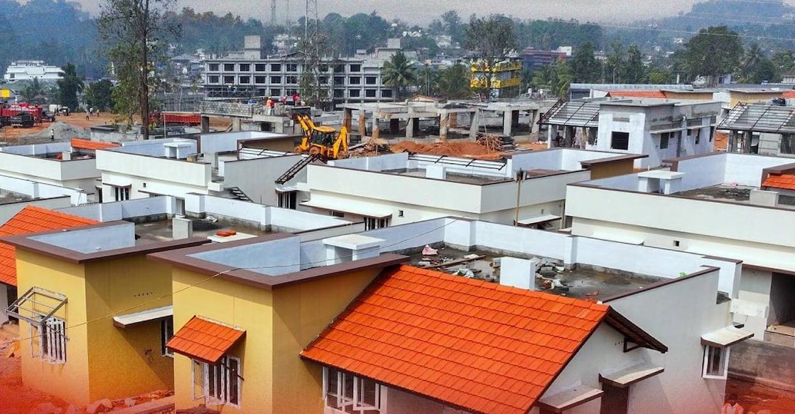 The township at Elstone Estate in Kalpetta. Photo: Pinarayi VIjayan/Facebook