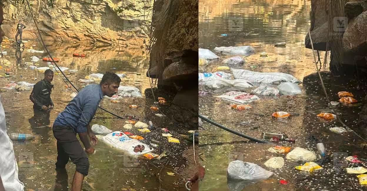 40-feet deep, rescuers on a 7-hr underwater operation in murky quarry pool to recover truck cleaner’s body after Malappuram accident