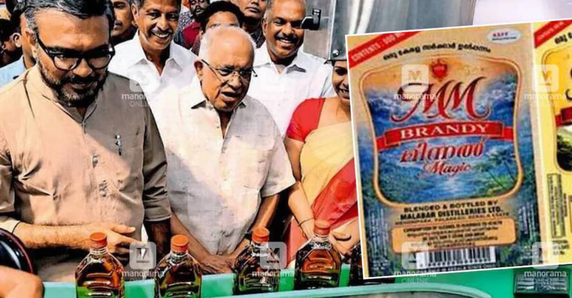 Minister MB Rajesh at Malabar distillery in Palakkad. Photo: Manorama