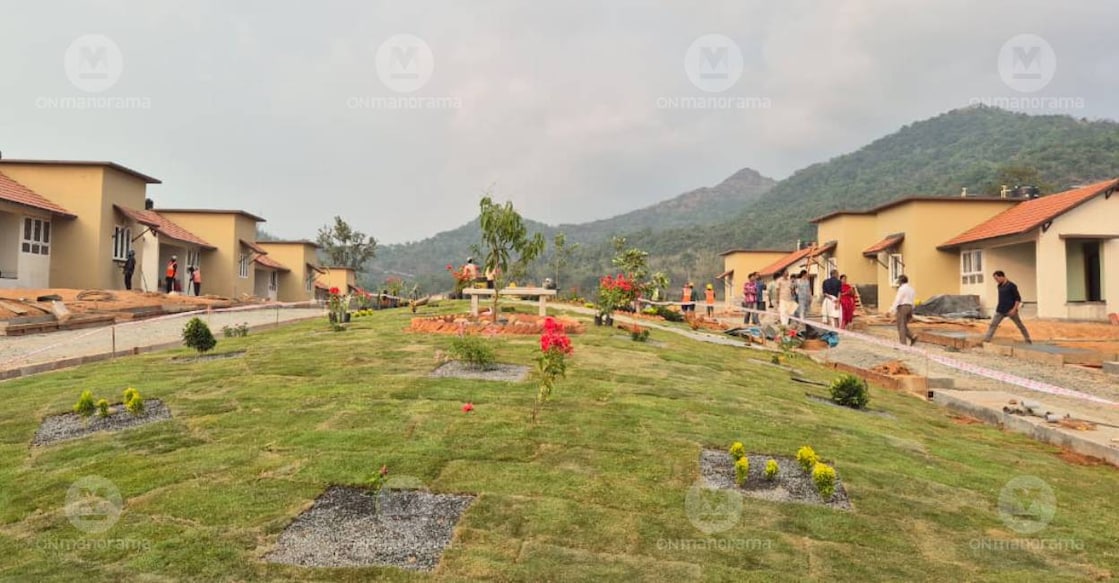 A view of the township at Elston Estate in Wayanad. Photo: Onmanorama