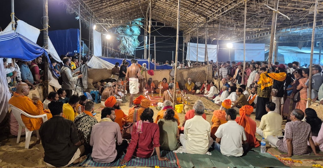 Glimpses from Mahamagha Mahotsavam, Kerala's Kumbha Mela in Thirunavaya. Photo: Special Arrangement