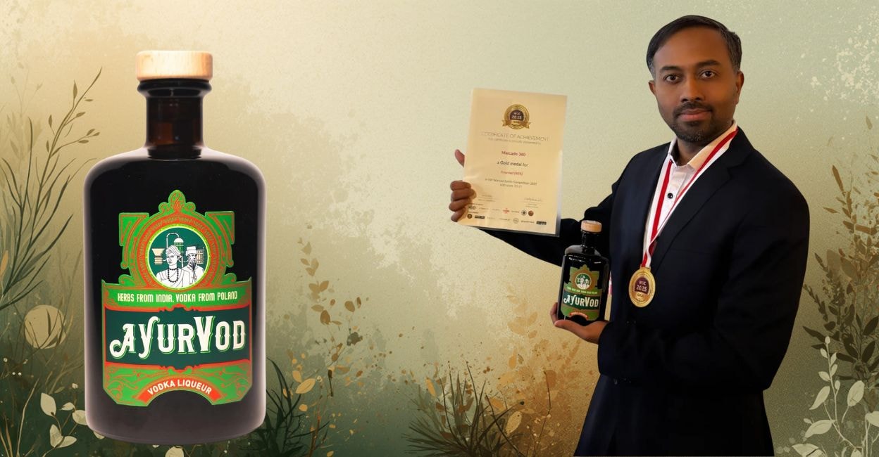 Malayali's brew of Polish vodka & Ayurvedic herbs wins Warsaw spirit contest
