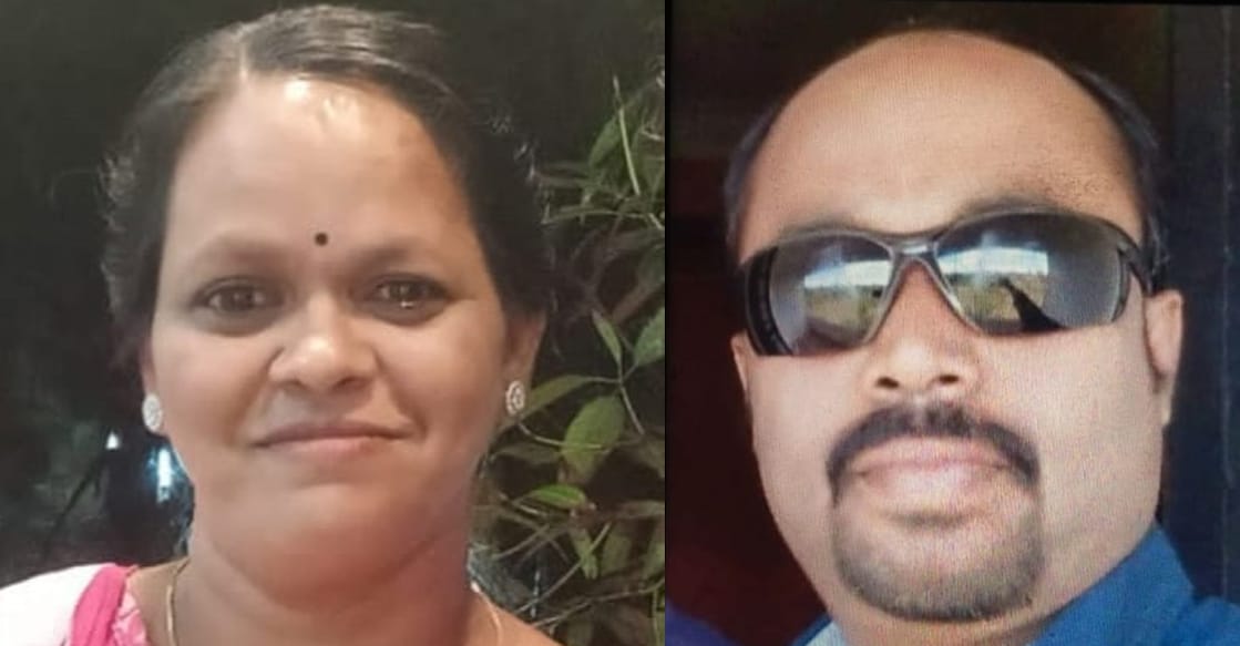 K V Seema and Vijayan K P. Photo: Special arrangement