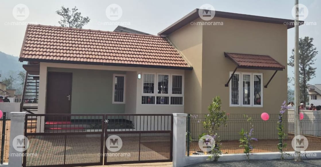 As part of the first phase of the township established near Kalpetta bypass 178 houses will be handed over to landslide survivors. Photo: Onmanorama