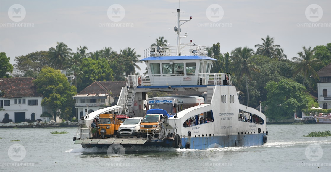 The Ro-Ro ferry service in Kochi. Photo: Manorama