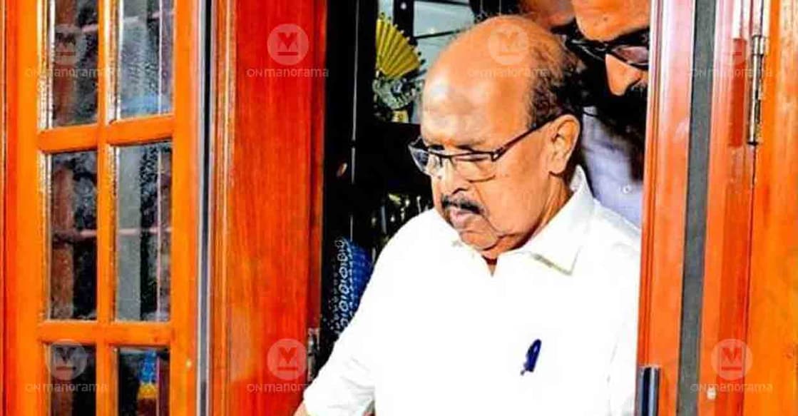 G Sudhakaran. Photo: Manorama