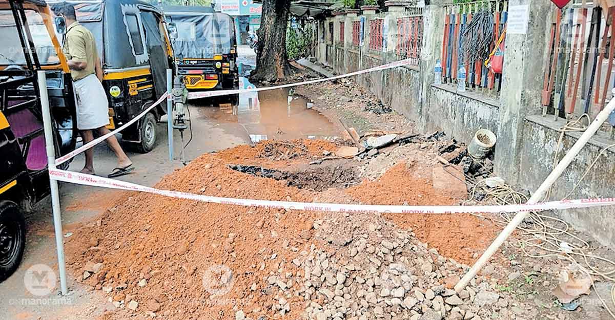 Summer brings fresh woes as water pipelines burst in Perumbavoor